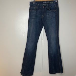 7 for all mankind bootcut low rise jeans size 26